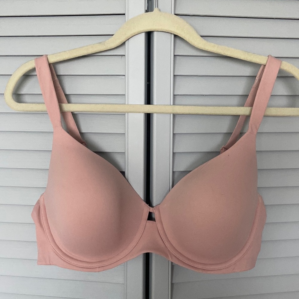 Ambrielle Super soft full coverage 38C dusty pink bra lightly padded